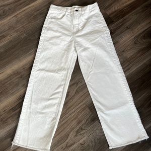 Billy Reid Women's White Cropped Jeans Size 2